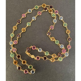 Multi-Color Austrian Crystal Necklace