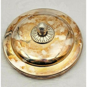 Vintage Christofle Silverplate Covered Lid