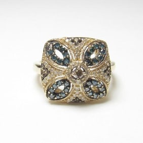 14kt Gold Diamond Cocktail Ring