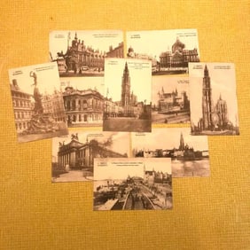 Early 1900s Grand Tour Postcards, Antwerp Belgium