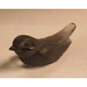 Lalique France Crystal Swallow Knife Rest