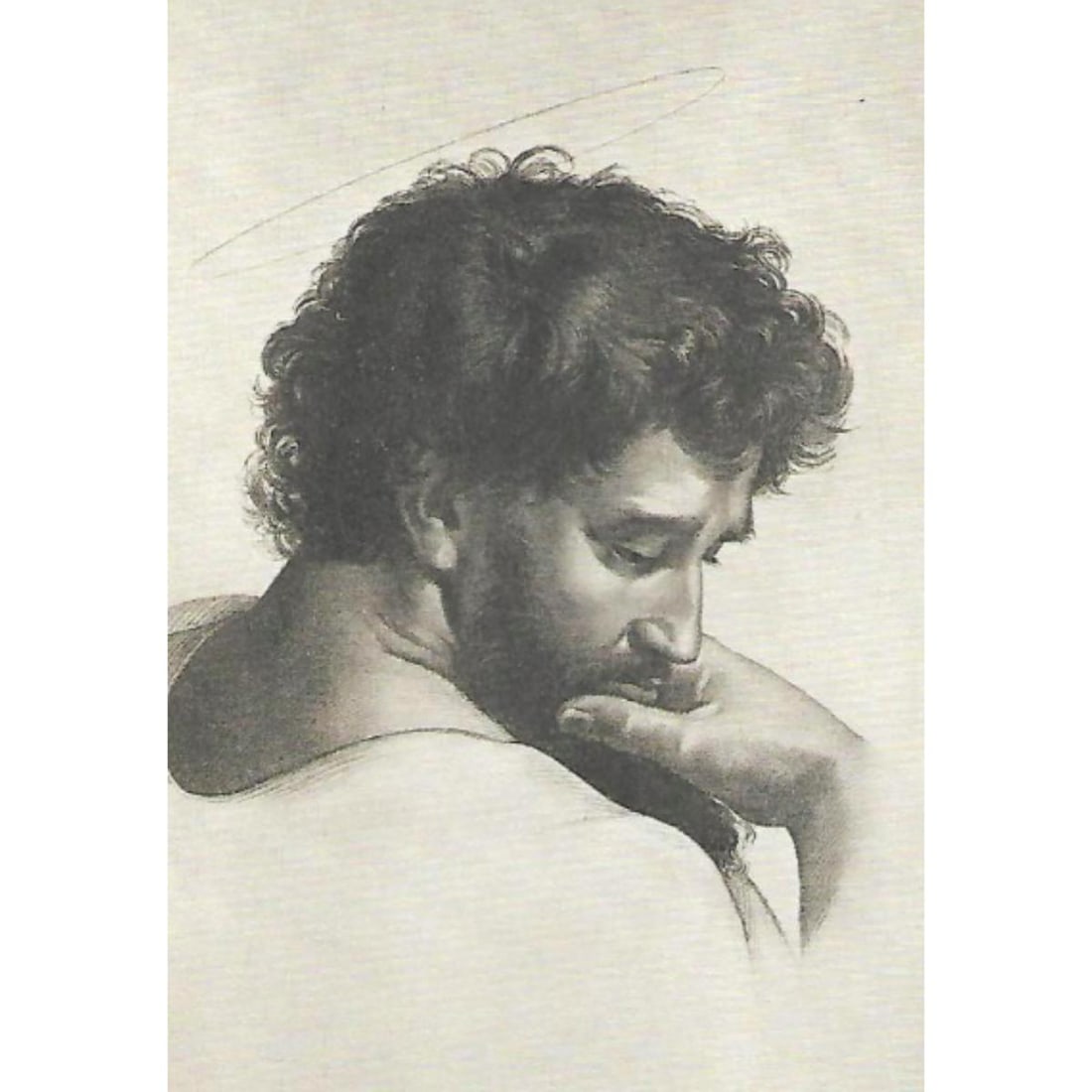 Early 1900s Half-tone Print, St. Paul: Early 1900s half-tone print, #343N St. Paul. From a painting by Raphael, 1488-1520. 5 1/2" X 8" print size, suitable for framing. *** Information about Perry Pictures - Eugene Ashton Perry, Master of