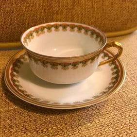 Haviland Limoges France Teacup Saucer Set