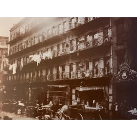 Immigrant Tenements New York 1912 Photo Print