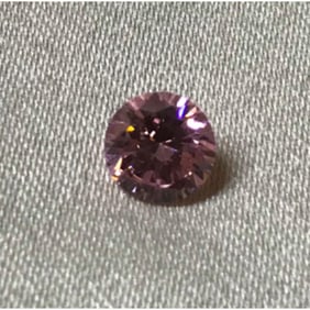 4ct Russian Pink Cubic Zirconia Crystal
