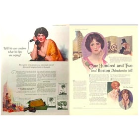 Pair of 1925 Soap Advertisements