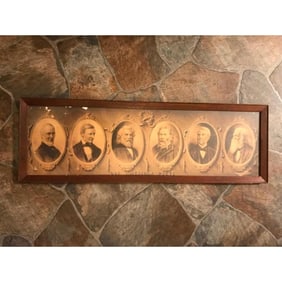 Early 1900s Our American Poets Framed Print