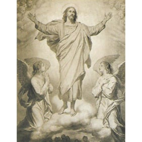 Early 1900s Half-tone print, #798D The Ascension