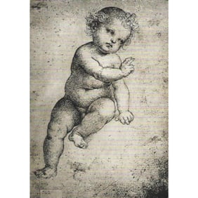 Early 1900s Half-tone Print, #440 The Christ-Child