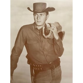 Large Size Cowboy Steve McQueen Photo Print