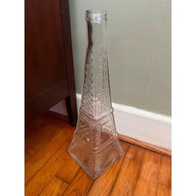 Eiffel Tower Paris France 17" Glass Bottle, Container