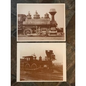 19thc Locomotives, Trains Photo Prints