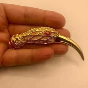 Rare Balenciaga Paris Bird Brooch Pin