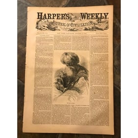 1857 Harper's Weekly Illustrated Journal