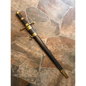 19thc British Naval Officer's Dagger, Dirk