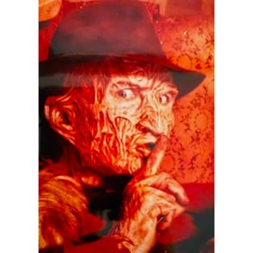 Vintage NIghtmare On Elm Street, Freddy Krueger Color Photograph