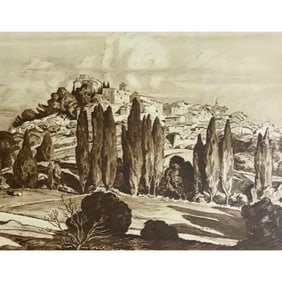 1920s French Illustration, Provence France
