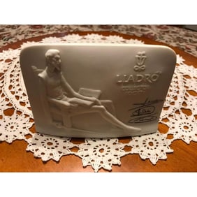 Vintage LLADRO Collector's Society Plaque, Don Quixote