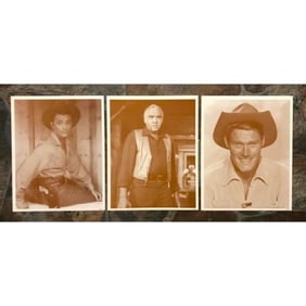 Set of TV, Movie Western Cowboys Photo Prints