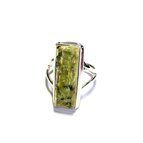 Abstract Imperial Opal Sterling Silver Riing