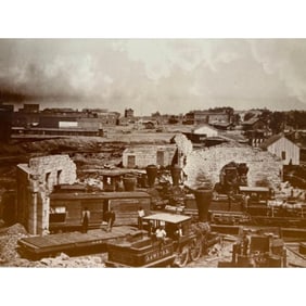 Civil War Sherman's Raid Atlanta Georgia Photo Print