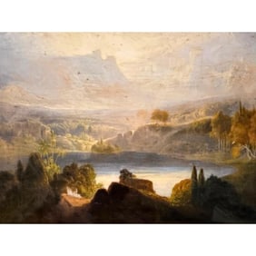 After John Martin, Heaven, River of Bliss Ceramic Art Tile