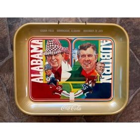 1975 Auburn, Alabama Football Coca Cola Tray