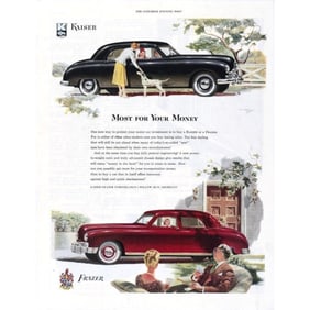 1948 Kaiser Frazer Saturday Evening Post Ad