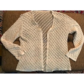 1930s Handmade Crochet Sweater