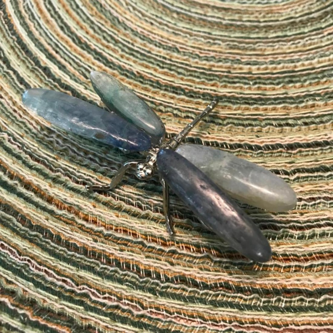 Natural Blue Quartz Dragonfly Figure (1 of 4)