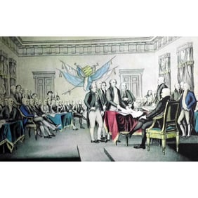 After Nathaniel Currier, Declaration of Independence Lithograph