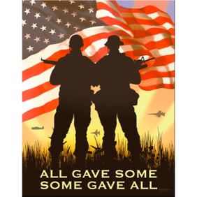 Military Metal Pub Bar Sign