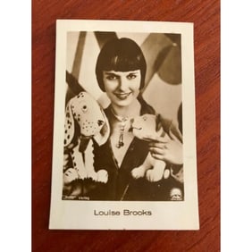 Original 1920s Louise Brooks Cigarette Photo Card