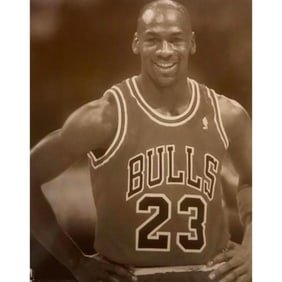 Vintage Michael Jordan Basketall Photo Print