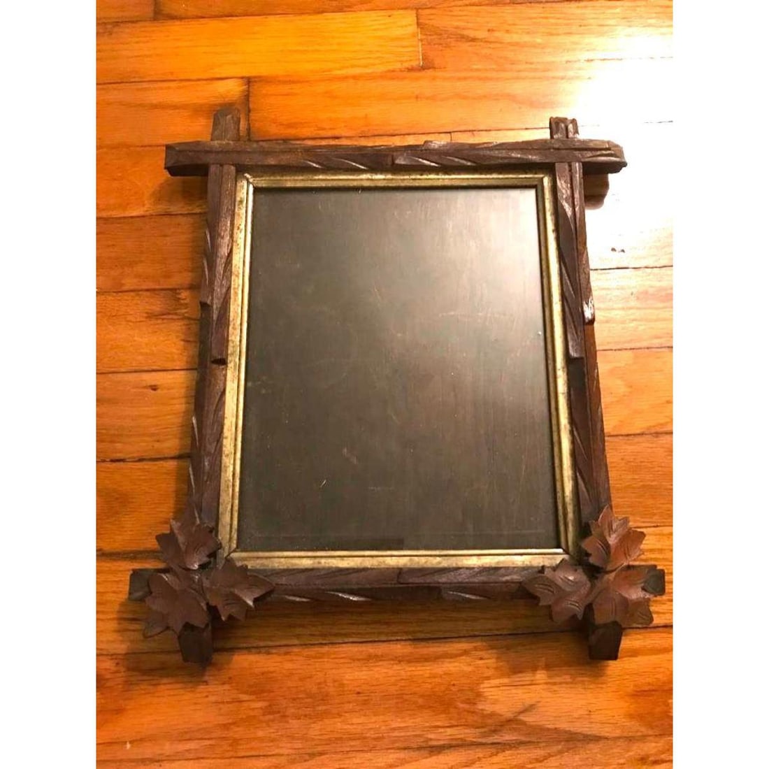 Early 20thc Black Forest Arts Crafts Wooden Frame (1 of 3)