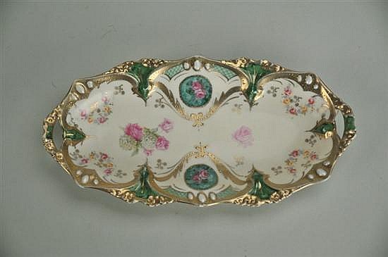 19thc R.S. Prussia Oval Relish Tray (1 of 2)