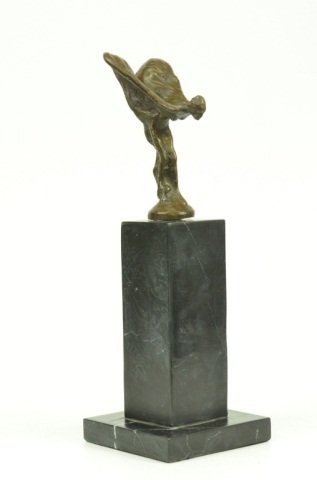 Spirit of Ecstasy Bronze on Marble Plinth (1 of 5)