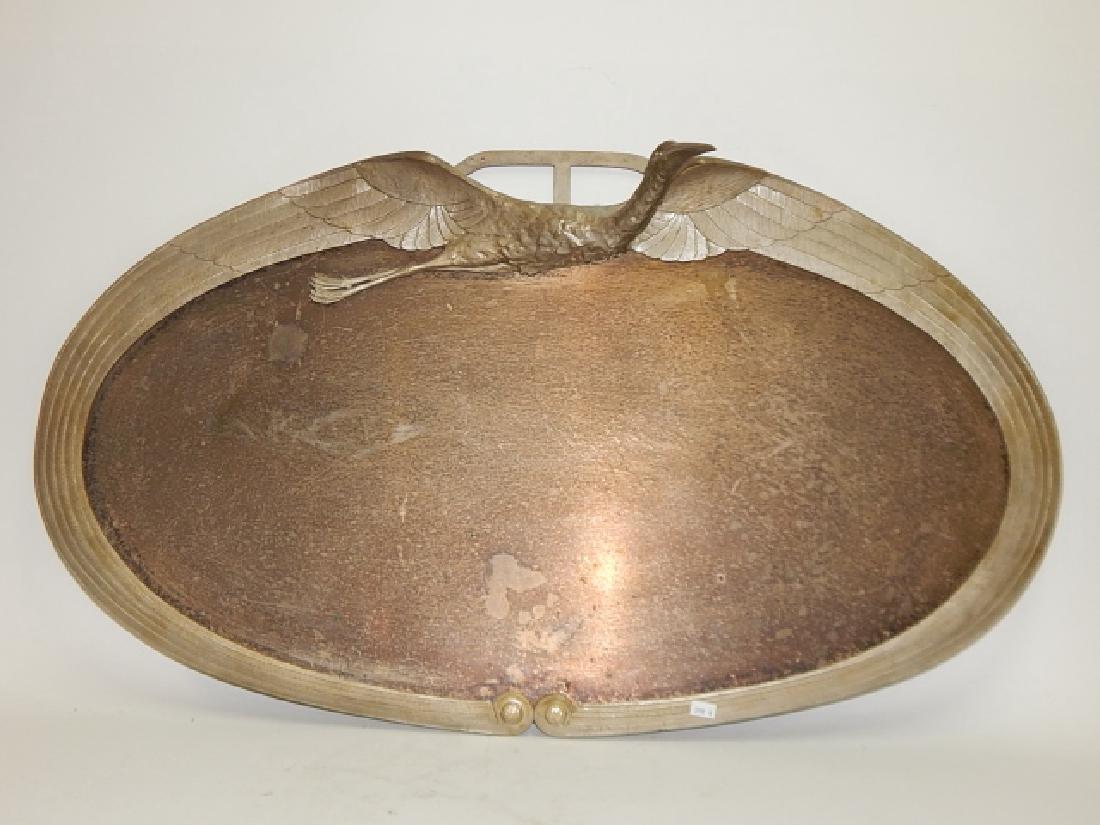 ALBERT CHEURET OVAL PICTURE FRAME WITH BIRD (1 of 4)