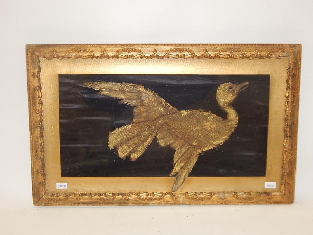 FOLK ART BIRD IN FRAME (1 of 2)