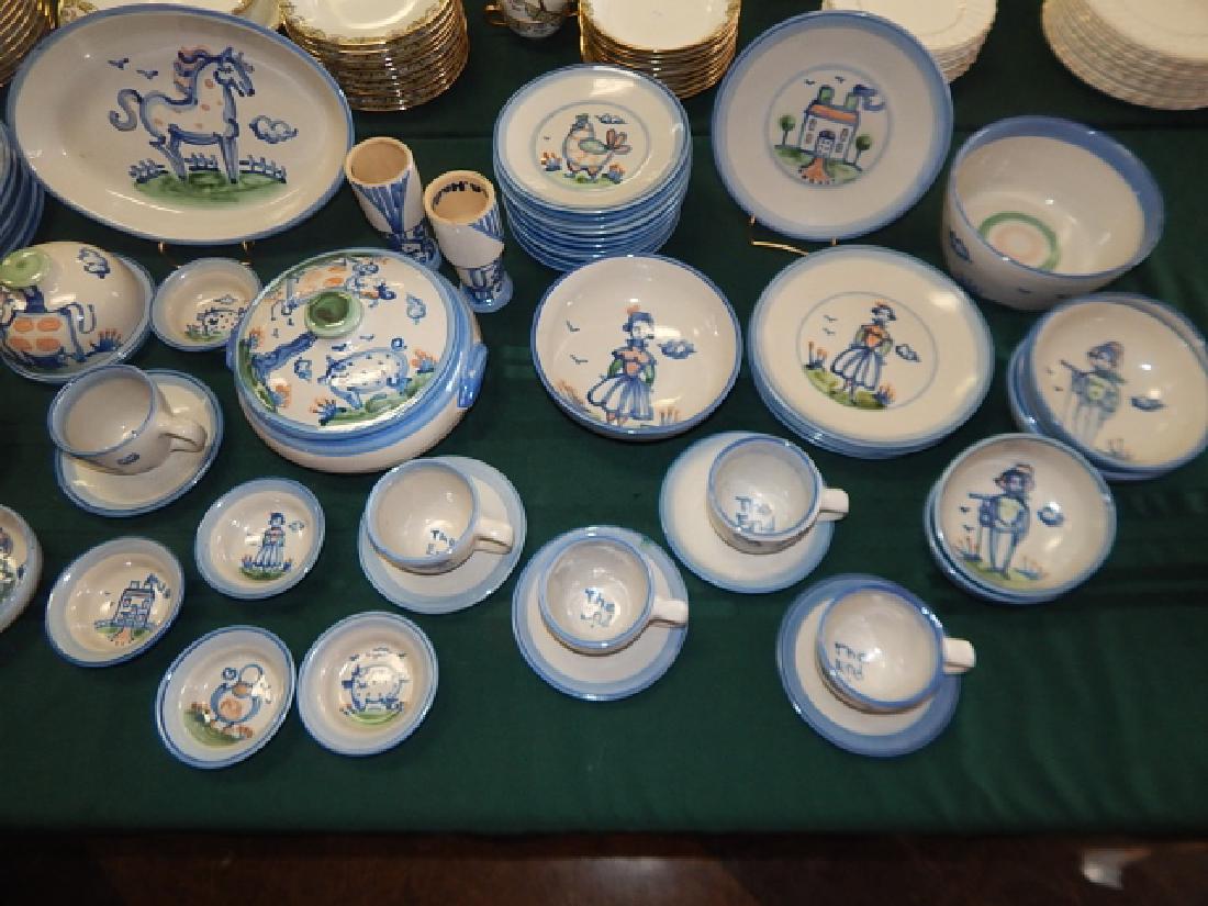 LARGE COLLECTION OF M.A. HADLEY DINNERWARE (1 of 7)
