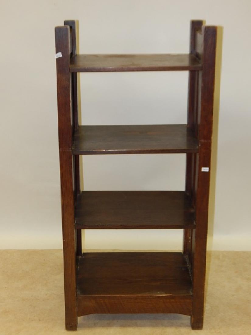 MISSION OAK BOOK STAND (1 of 3)