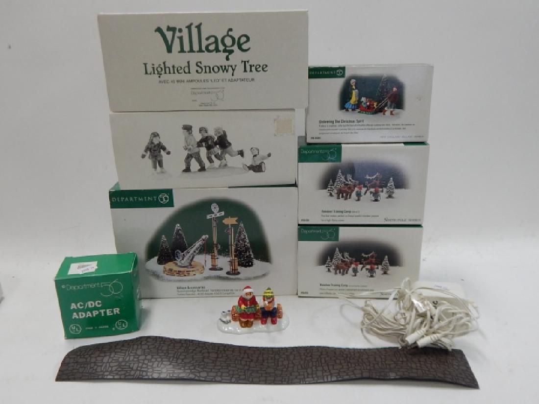 ASSORTED ACCESSORIES FOR DEPARTMENT 56 VILLAGE (1 of 8)