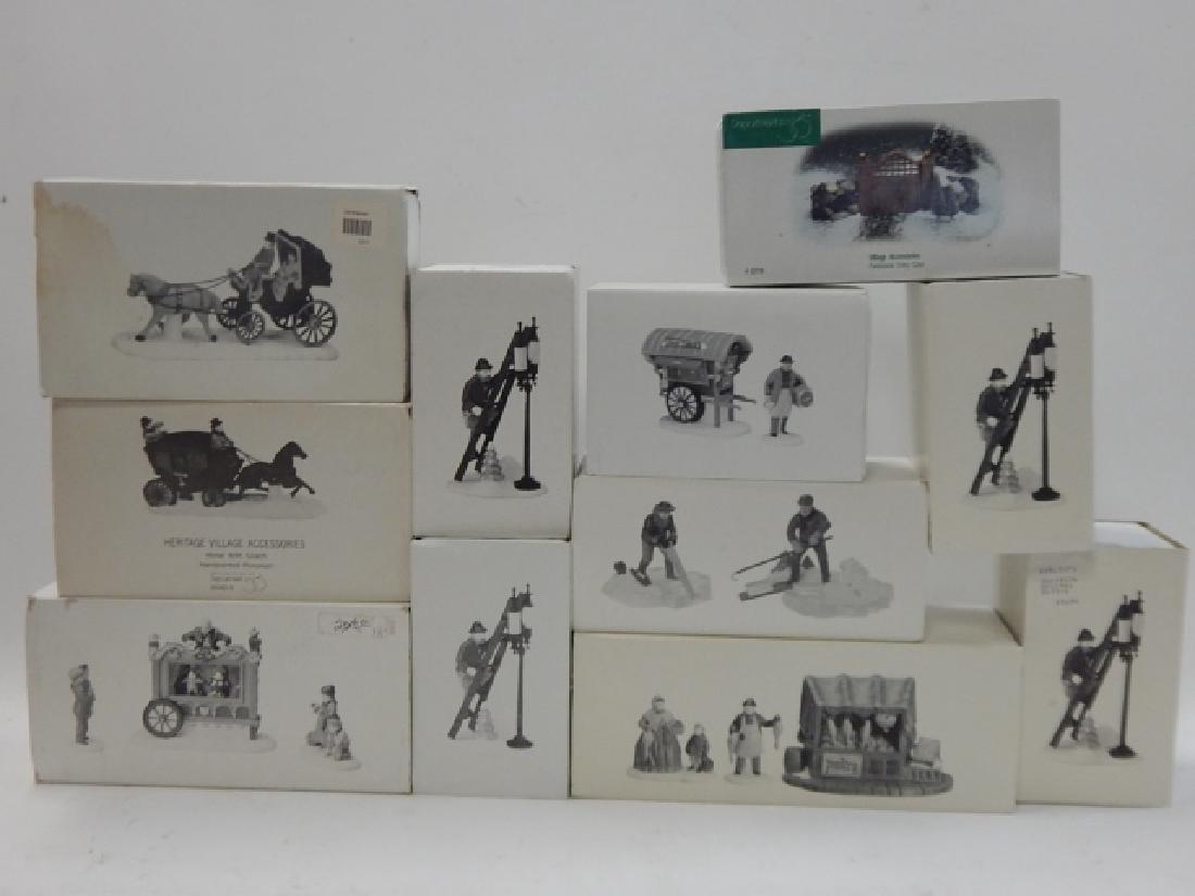 11 PC. ACCESSORIES FOR DEPARTMENT 56 VILLAGE (1 of 9)