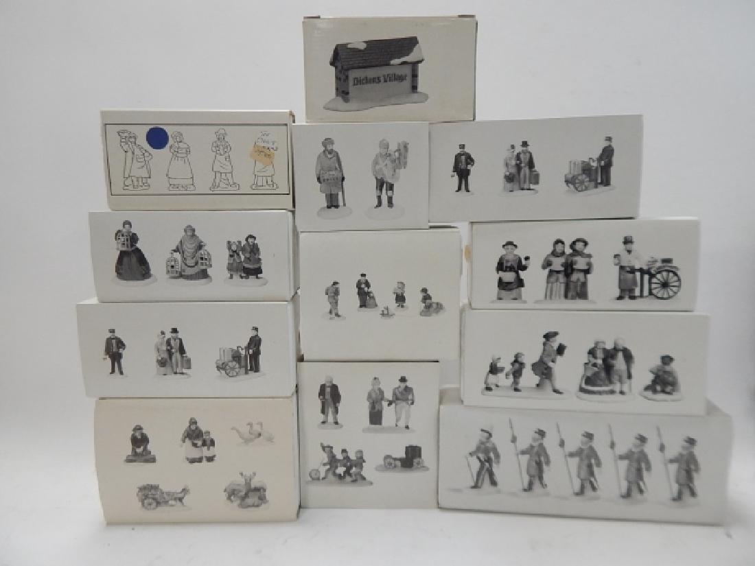 DEPARTMENT 56 HERITAGE VILLAGE COLLECTION: 12 BOXES OF ACCESORIES FOR HERITAGE VILLAGE COLLECTION BY DEPARTMENT 56.