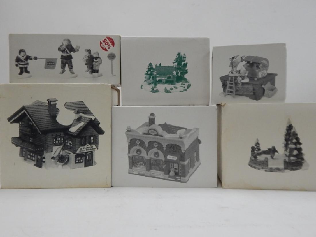 6 PC. DEPARTMENT 56 VILLAGE COLLECTION (1 of 5)