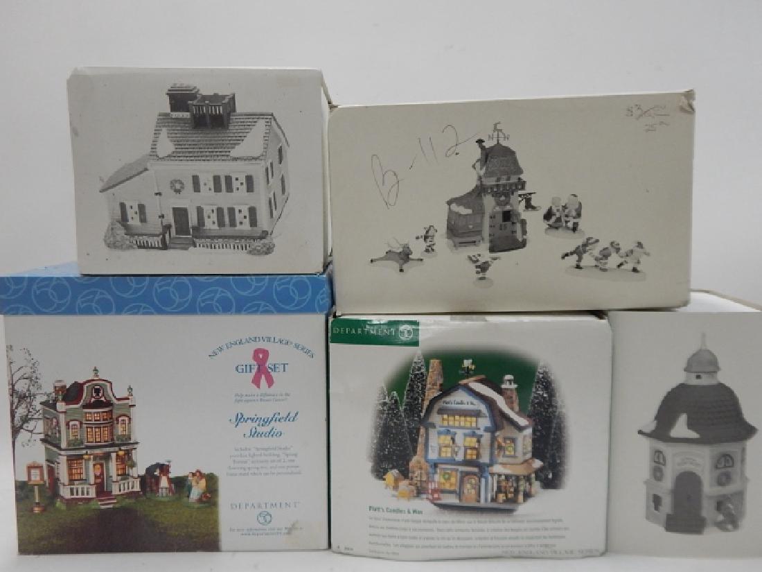 5PC. DEPARTMENT 56 HERITAGE VILLAGE COLLECTION (1 of 7)