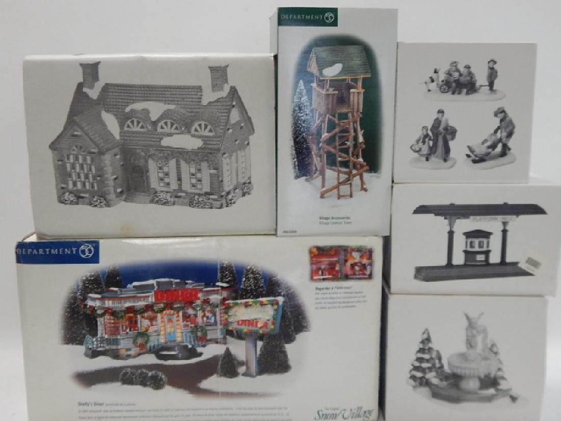 6 PC. DEPARTMENT 56 VILLAGE COLLECTION (1 of 8)