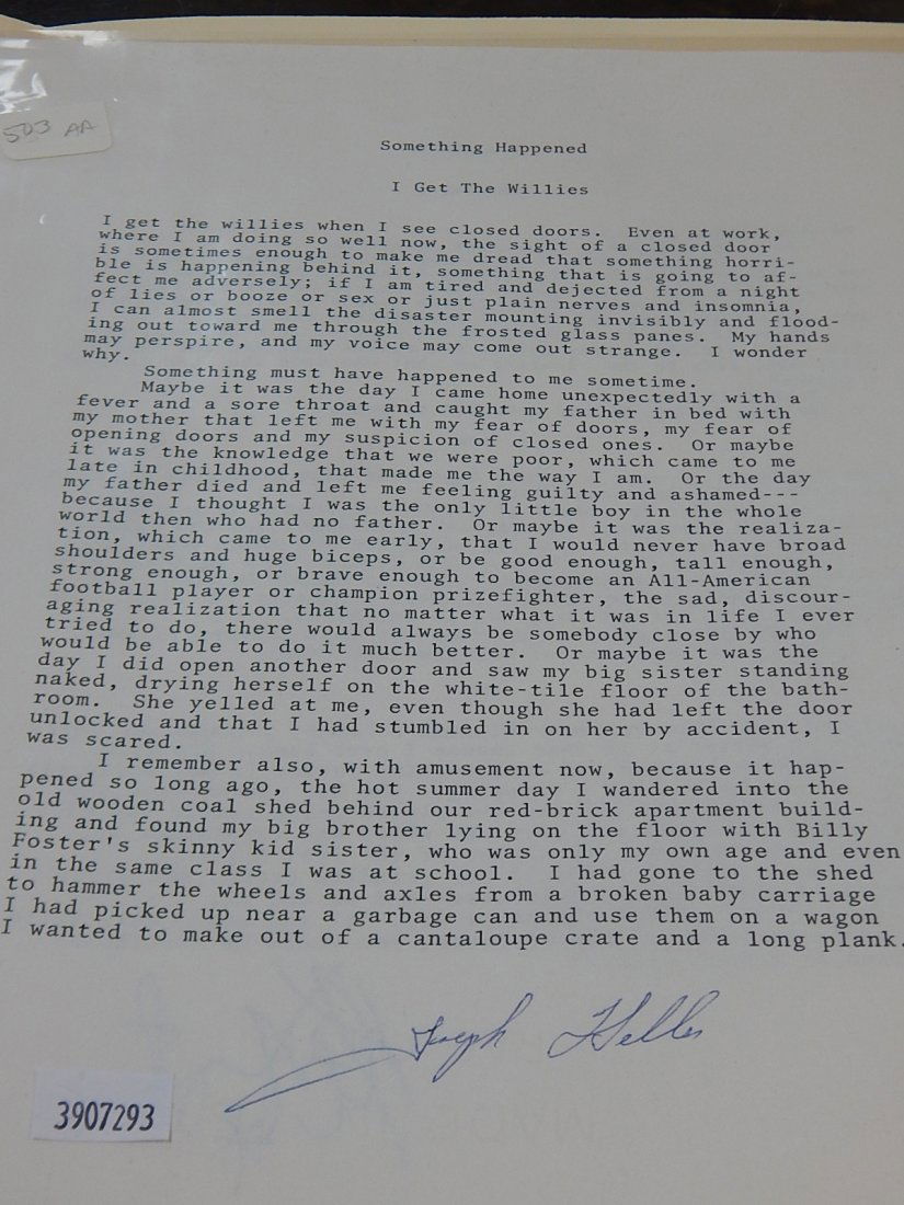 JOSEPH HELLER & KURT VONNEGUT JR AUTOGRAPH (1 of 5)