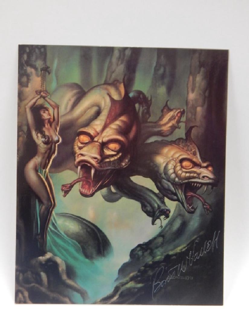 BORIS VALLEJO AUTOGRAPHED CARD (1 of 2)