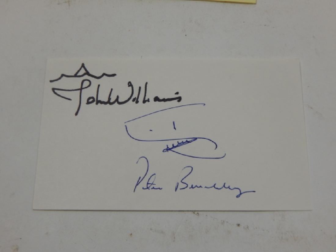 PETER B. BENCHLEY & MARIO GIANLUIGI PUZO AUTOGRAPH (1 of 1)